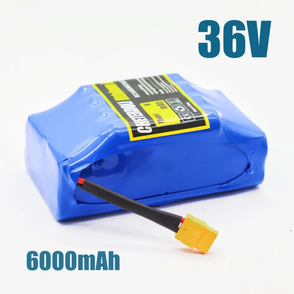 

36V Superior lithium-ion rechargeable battery 4400mAh 6800mAh lithium-ion battery for electric self-suction hoverboard unicycle