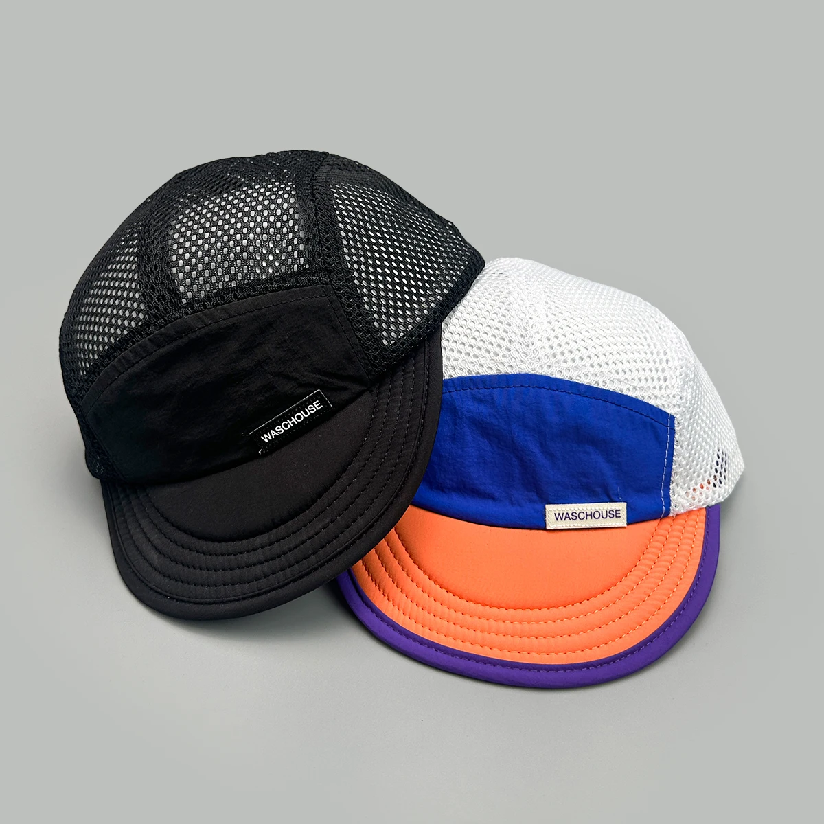 Patch Letter Mesh Baseball Hats New Unisex Sunshade Quick Drying Breathable Short Eave Versatile Fashion Outdoor Peaked Caps - Image 2