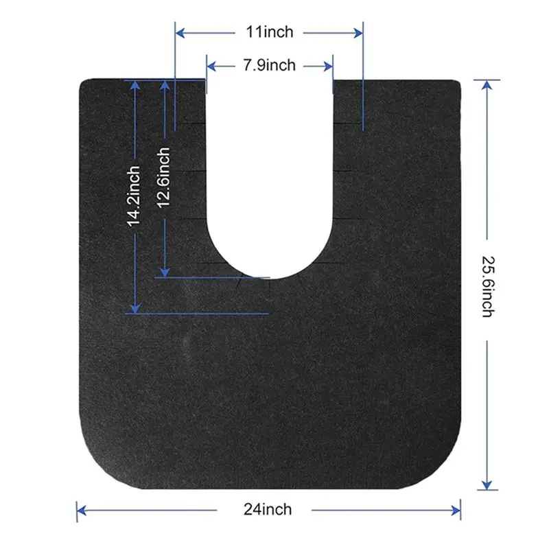 AF90-Upgrade Commode Potty Training Mats For Boys, Toilet Training Mats, Toilet Rugs, Toilet Rugs Shaped Washable