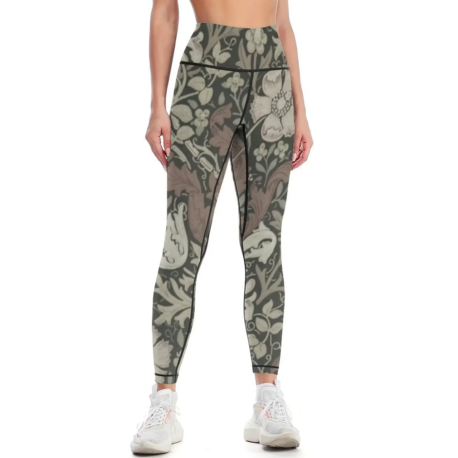 

William Morris- fabric design Leggings Women sportwear active wear Sportswear woman gym Legging sexy woman Womens Leggings