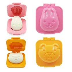 1PCS Sushi Mold Children Rice  Vegetable Roll Making Tool Cute Cartoon Shape Jelly Mould Baby Kid Food Cooking Tools Color Radom