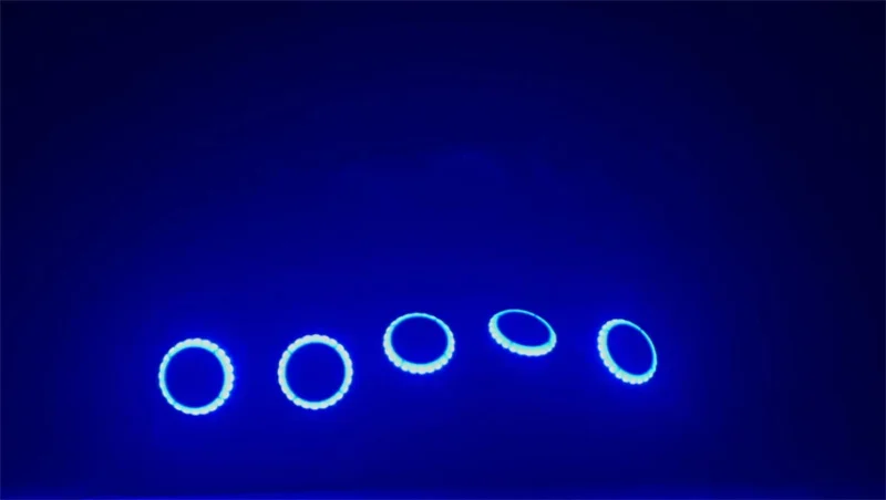 1 piece 5X120W RGBlemonyellow 4in1 Zoom Wash Beam Light 5 Heads Dj Led Rotating Tornado TB5 Moving Head light