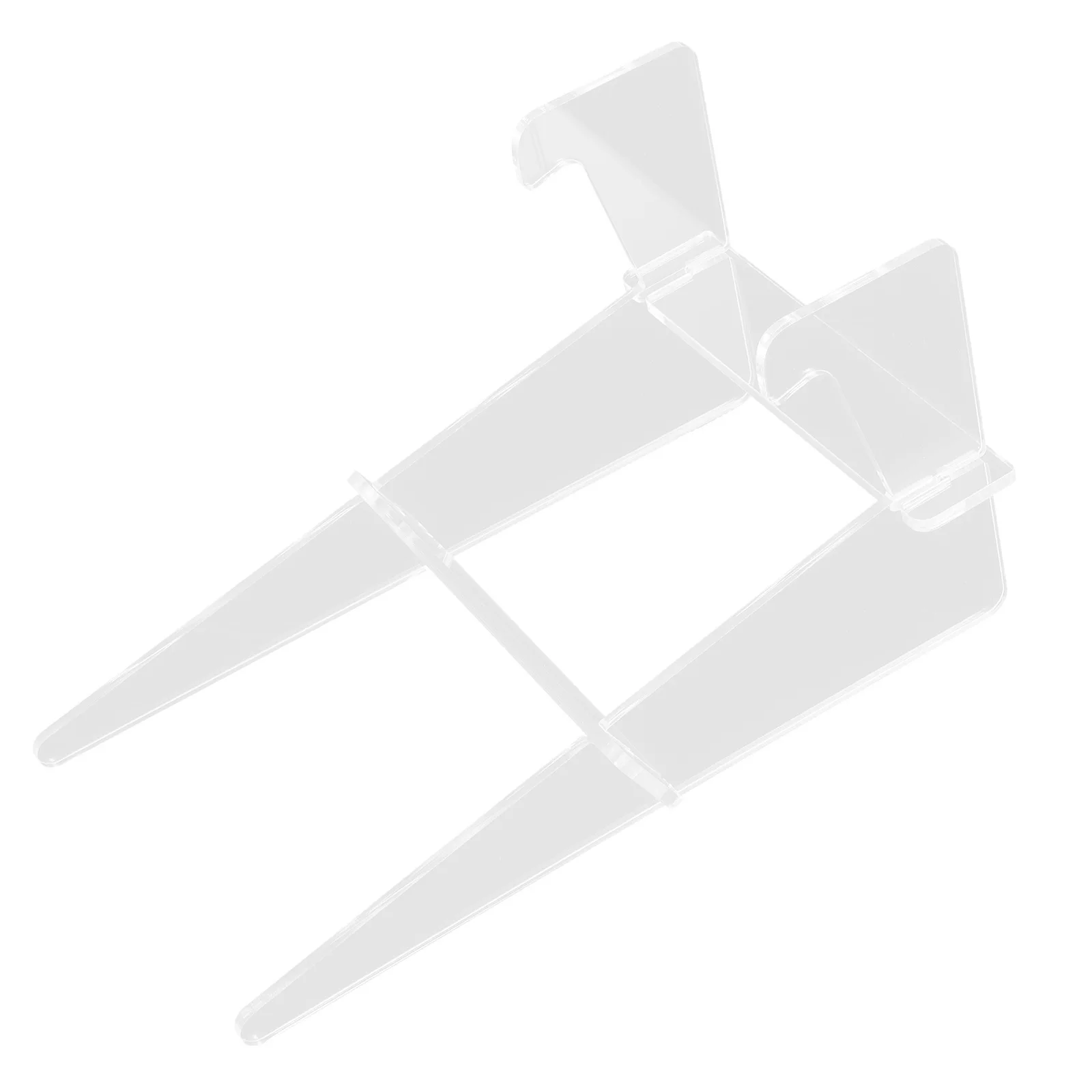 

Clear Acrylic Cookbook Stand for Kitchen Counter Recipe Book Holder Display Stand for Tablets Magazines Sturdy Space Saving