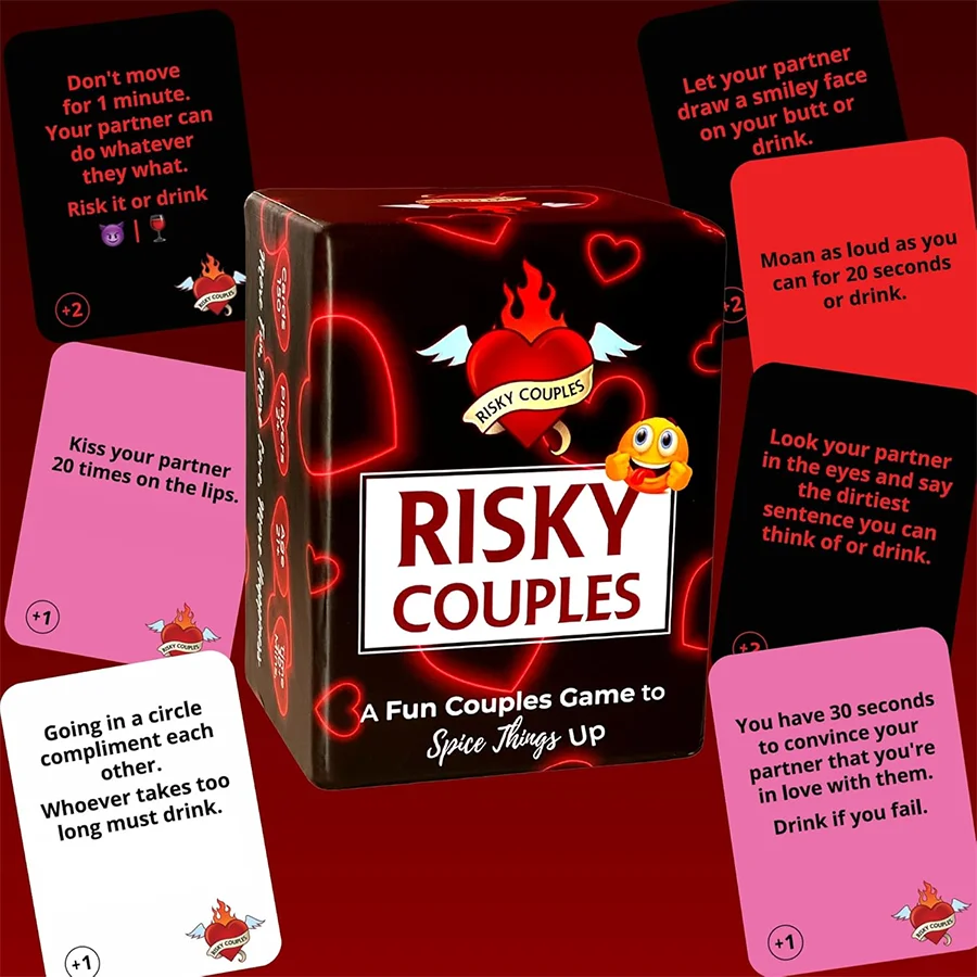 Super Fun Couples Game for Date Night: 150 Spicy Dares Questions for Your Partner. Romantic Anniversary Valentines Gifts