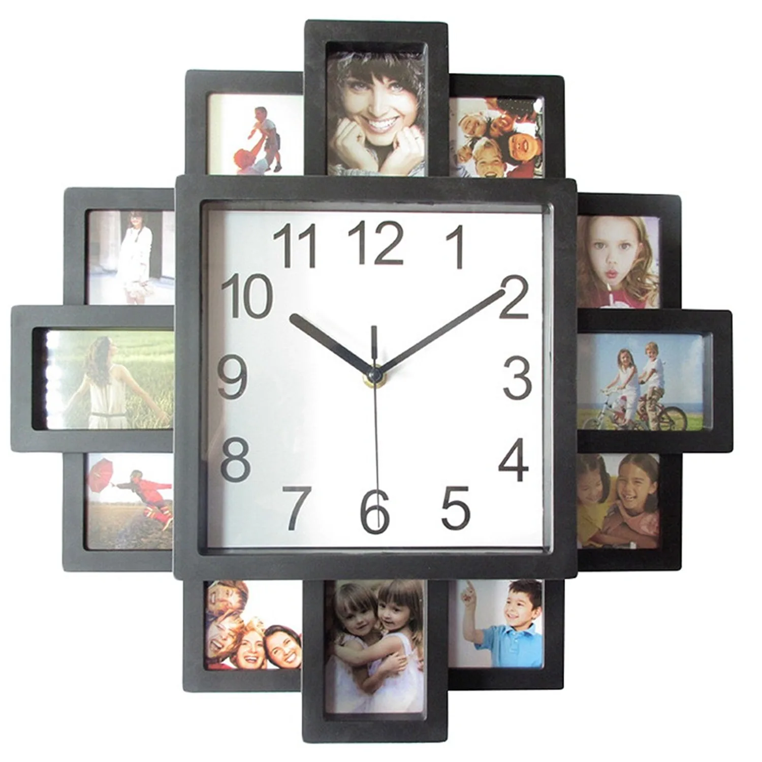

AOAO-Photo Frame Wall Clock New Diy Modern Desigh Art Picture Clock Living Room Home Decor Horloge