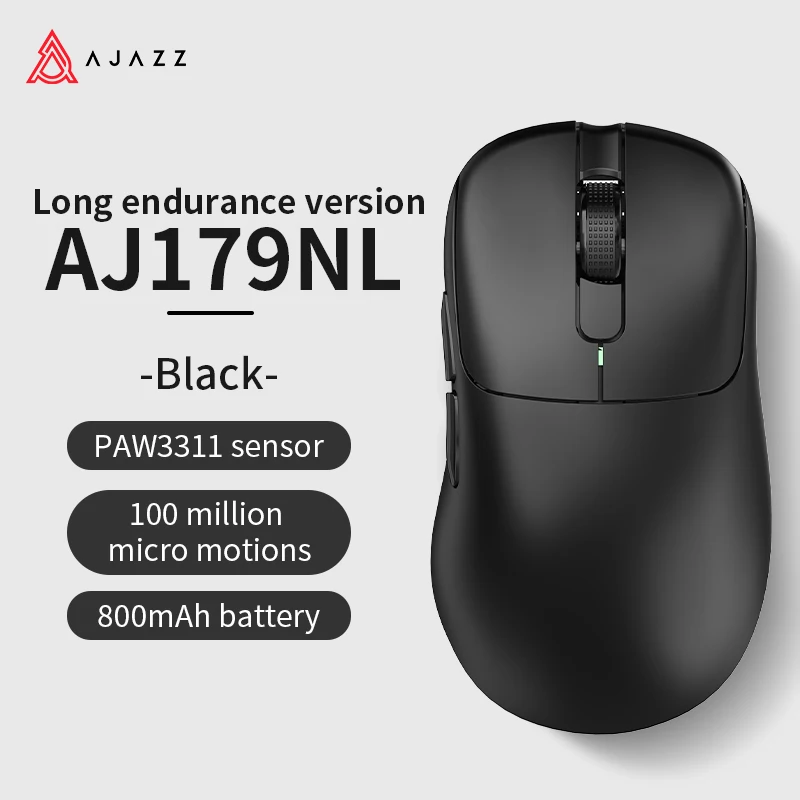 AJAZZ AJ179 PRO PAW3395 Lightweight Wired Wireless Mouse with