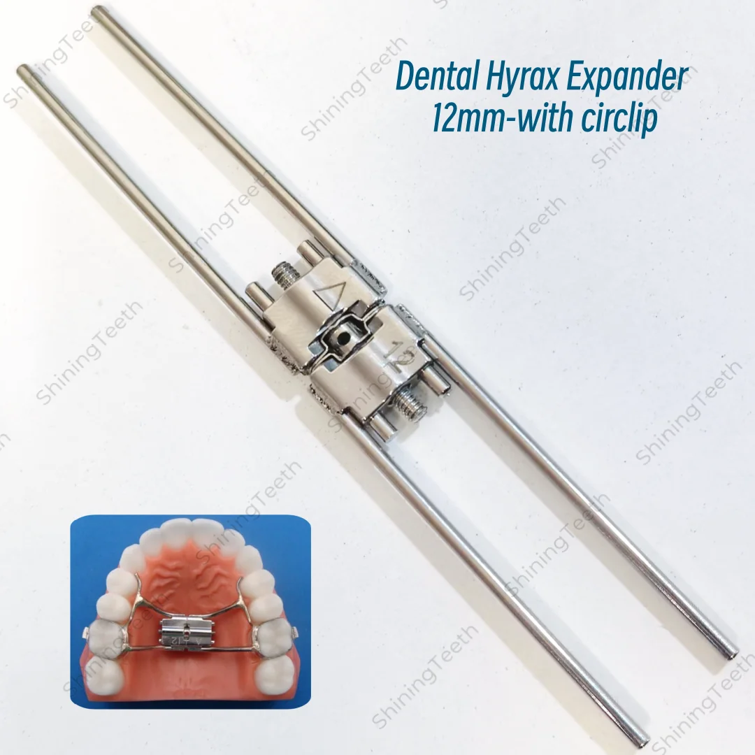 

Ортодонтический имплантат для расширения десневого дуги, прямой винт Hyrax Click RPE, стальной каркас, 12 мм