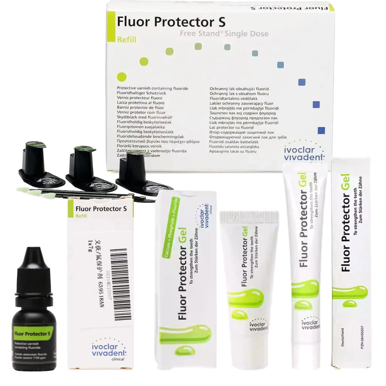 

Стоматологический фторопротектор Ivoclar Vivadent Fluor Protector S: Защитный фторидный гель-лак для ухода за полостью рта и предотвращения кариеса