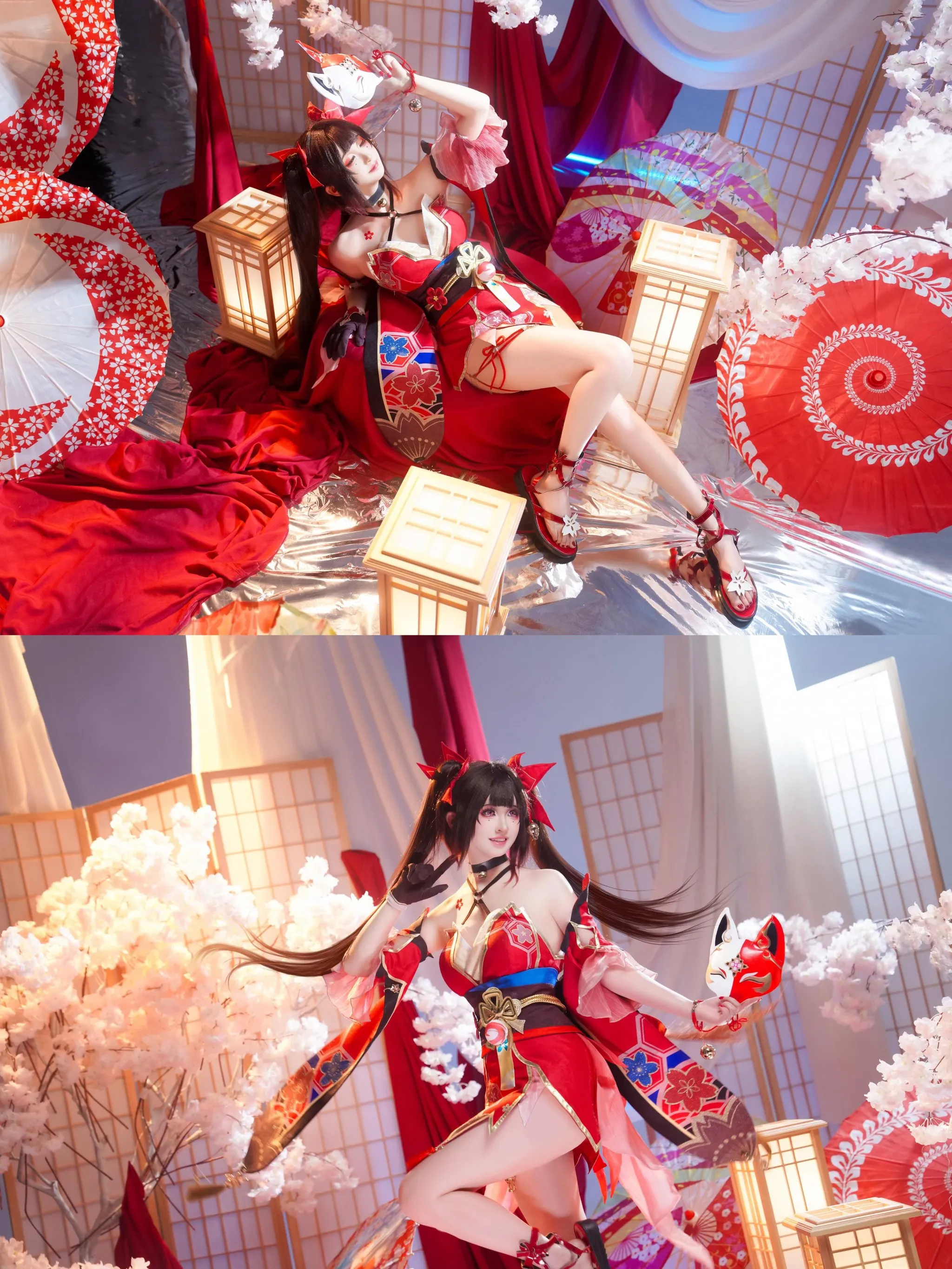 Sparkle Cosplay Costume for Women, Full Set, Mask, Wig, Dress, Role Play Outfit, Halloween, Carnival, Anime Game, Party