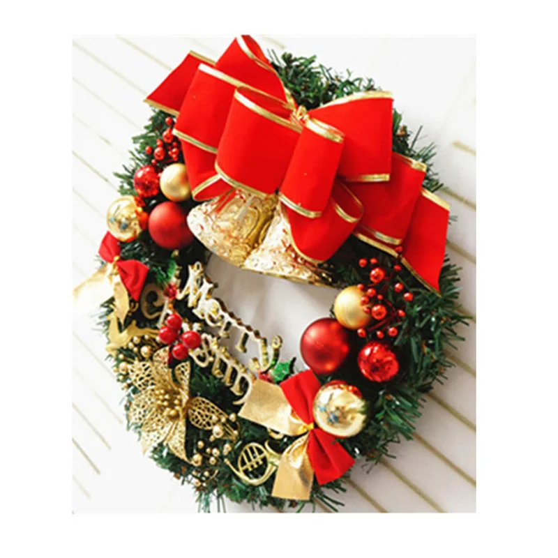 Christmas Decorations Simulation Wreath Window Props Shopping Mall Scene Layout Creative Gifts Baby Room Decoration Prop Garland