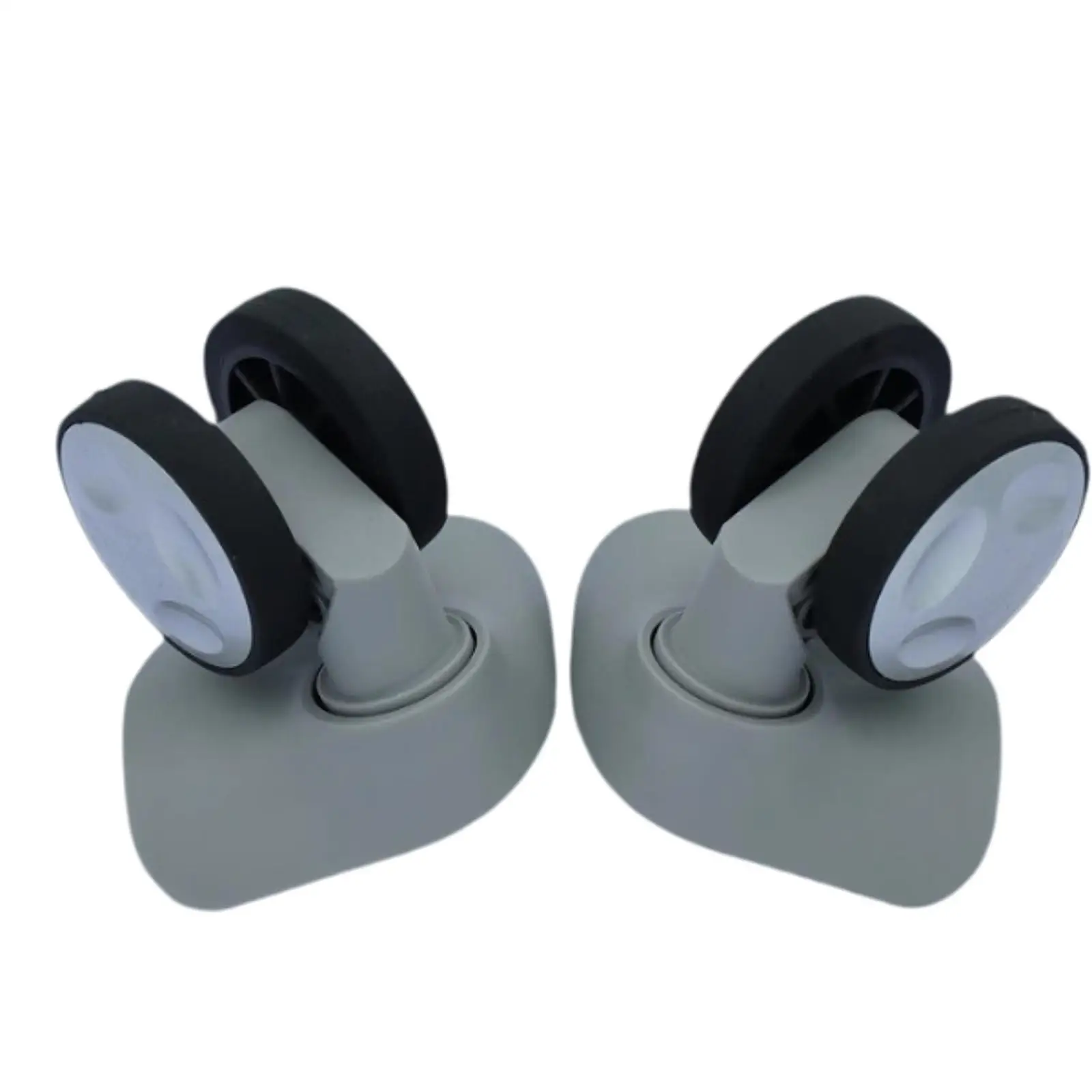 Trolley Suitcase Wheels Replacement 2 Pack PP Swivel Caster 5.2cm for Travel Luggage Bag 360 Degree Rotating Quiet Smooth
