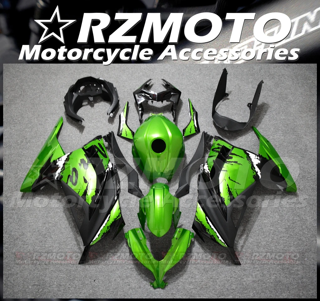 

RZMOTO NEW Plastic Injection Cowl Panel Cover Bodywork Fairing Kits For Kawasaki NINJA 250 300 13 14 15 16 17 18 #455113