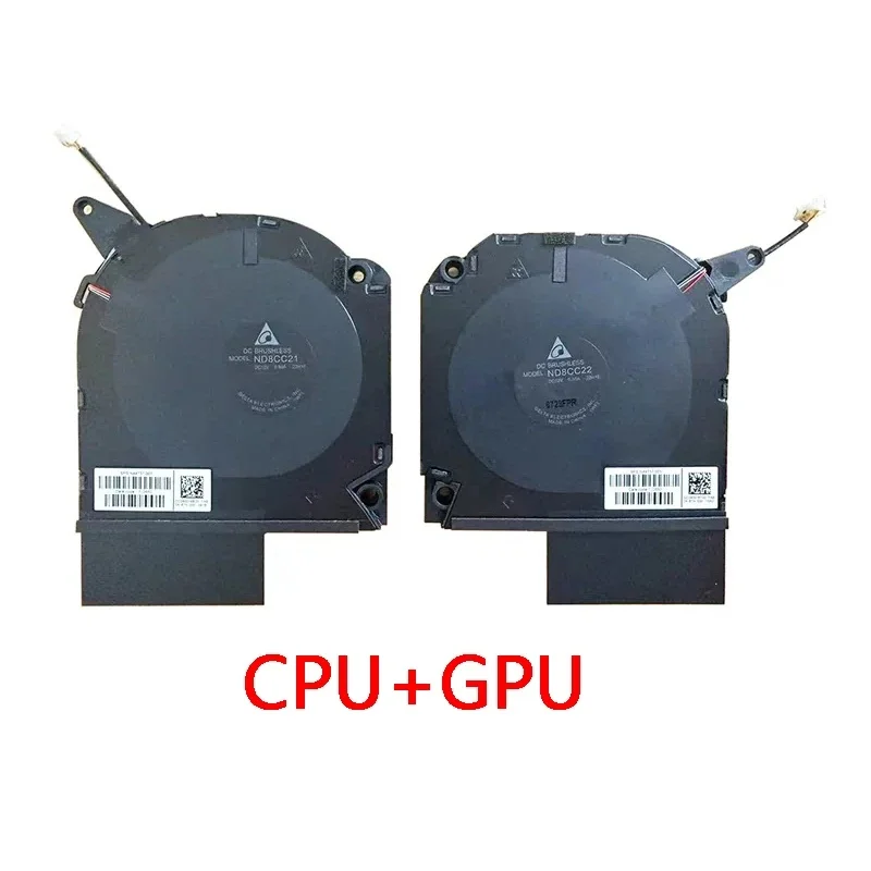 Ventilateur de refroidissement CPU GPU pour ordinateur portable, pièce de rechange pour HP OMEN 9/10 16-WF 16-XF ND8CC21-22H17 ND8CC22-21H18 Hn, nouveau