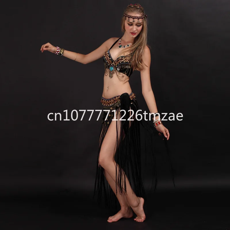 Halloween Belly Dance Costume European and American Costumes Classical Yunnan Folk Dance Retro