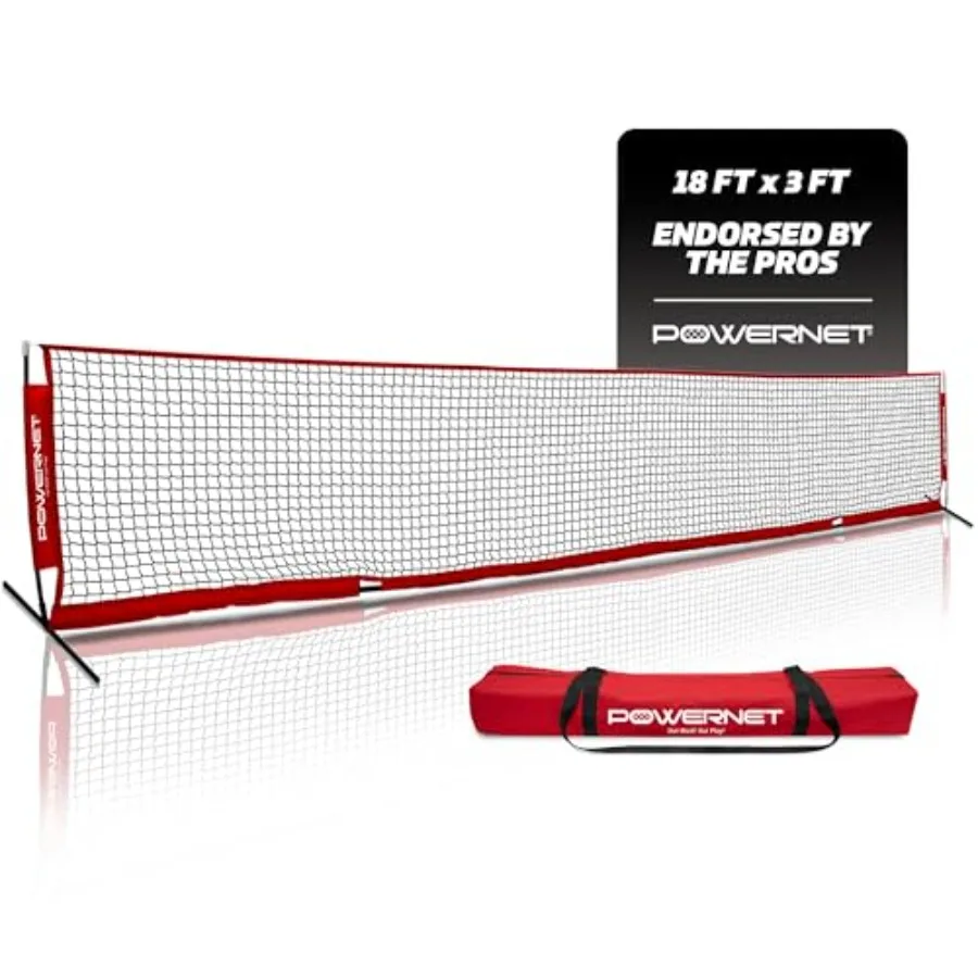 

Portable Soccer Tennis Net Indoor Outdoor Metal Collapsible Base Weighted Durable Vertical Bow Posts Quick Setup Easy Folding S