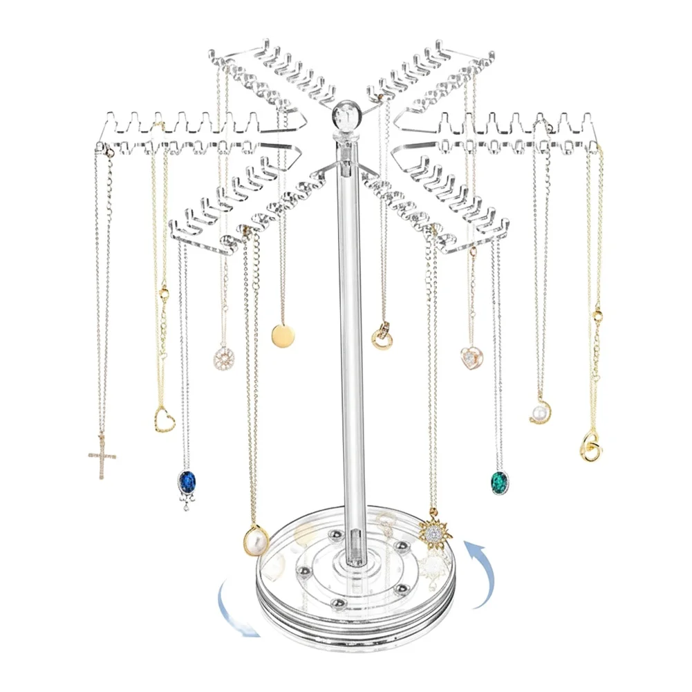 For Bracelets For Keychains Metal Organizer Jewelry Display For Store Display Multiple Hooks Multi-tier Design