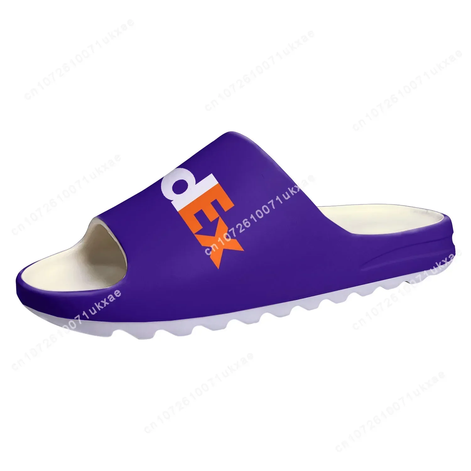 FedEx Soft Sole Sllipers Home Clogs United States Courier Step on Water Shoes Mens Womens Teenager Step in Customized Sandals