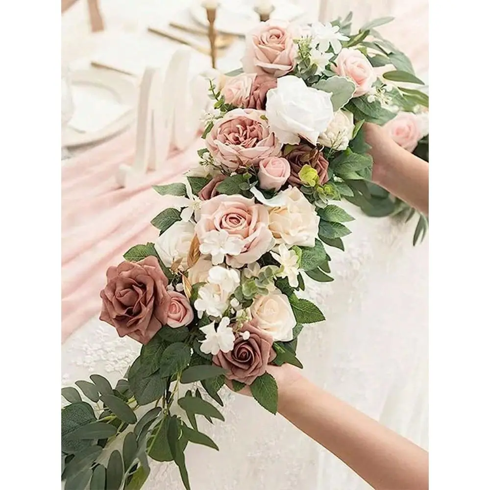 

Набор искусственных цветочных композиций для свадебной арки, декора свадебной церемонии, оформления стола на приёме