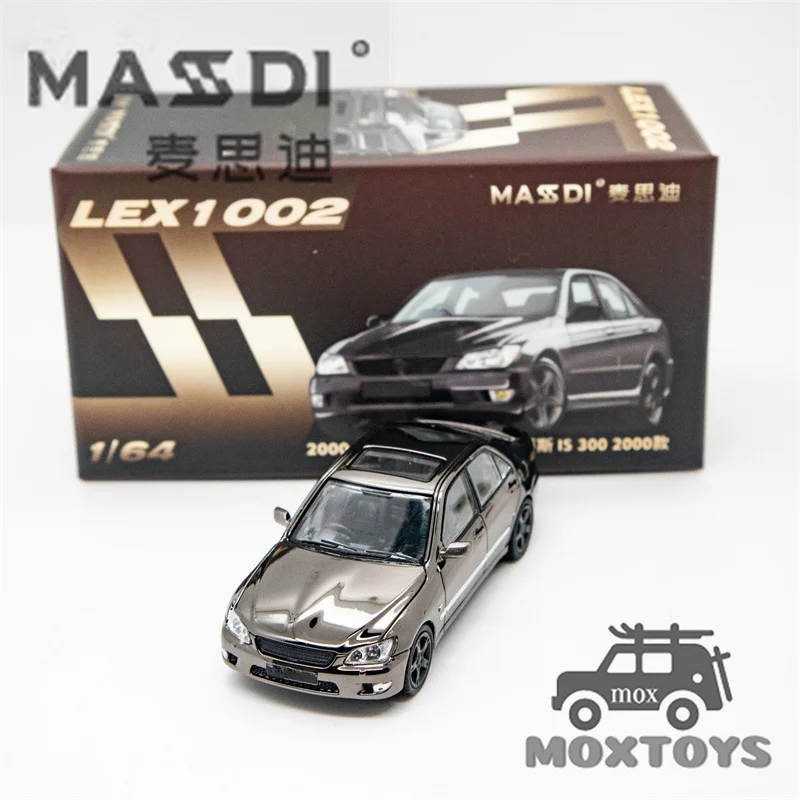 MASDI 1:64 IS300 electroplate grey Diecast Model Car