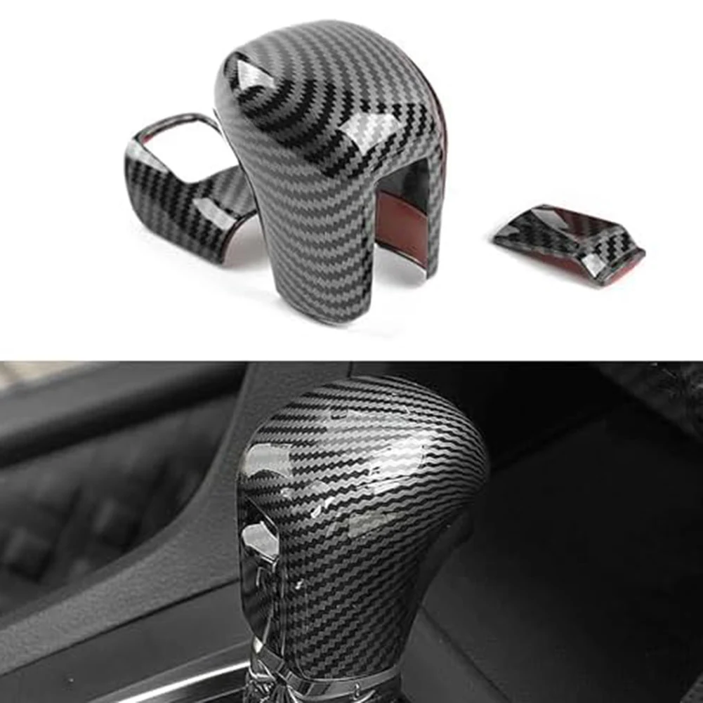 

Gear Shift Knob Cover Trim Carbon Fiber For Honda For Civic 2016-2021 Interior Sticker Decal Protective Accessories Interior Par