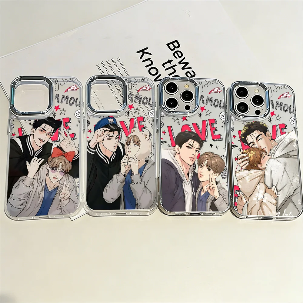Funda de teléfono de cómic BL Jinxs para iPhone 17 16e 16 15 14 13 12 11 mini Pro Max X XR XSMAX 8 7 Air Plus, funda suave transparente