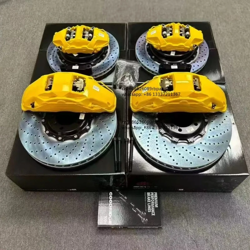 New Aluminum Alloy 10 Piston Two-Piece Forging Brake Calipers for  A6/A8/GT3RS for 440mm/410mm Discs