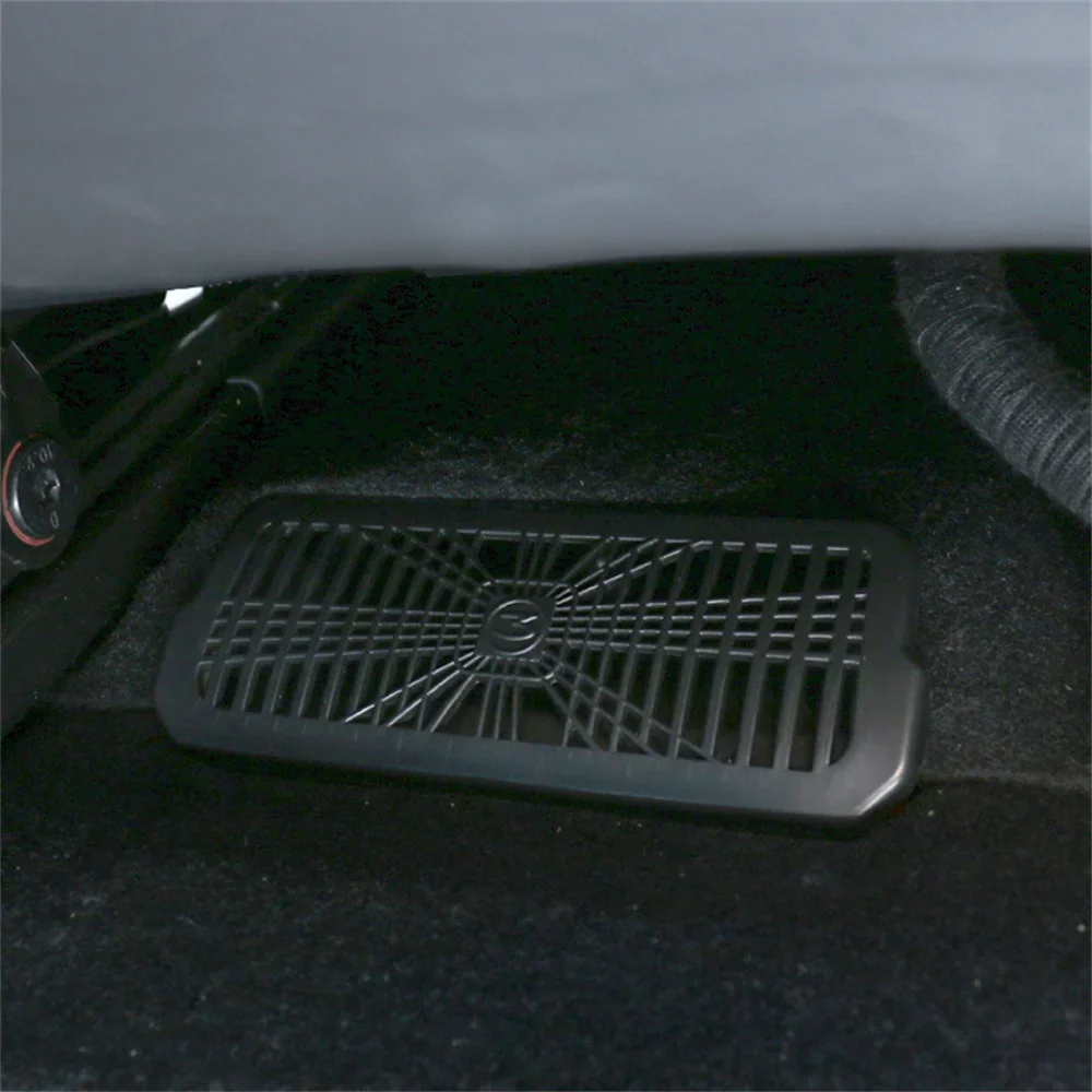 For 2024 Tesla Model 3 Highland Under Seat Rear Air Vent Protect Cover Anti-blocking Backseat Outlet Grille Protector Accessory