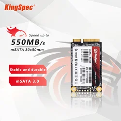 KingSpec Msata SSD Solid State Disk mini SATAIII 60gb 120gb 240gb SSD Hard Drive  Internal Solid State Hard Drive For Laptop PC