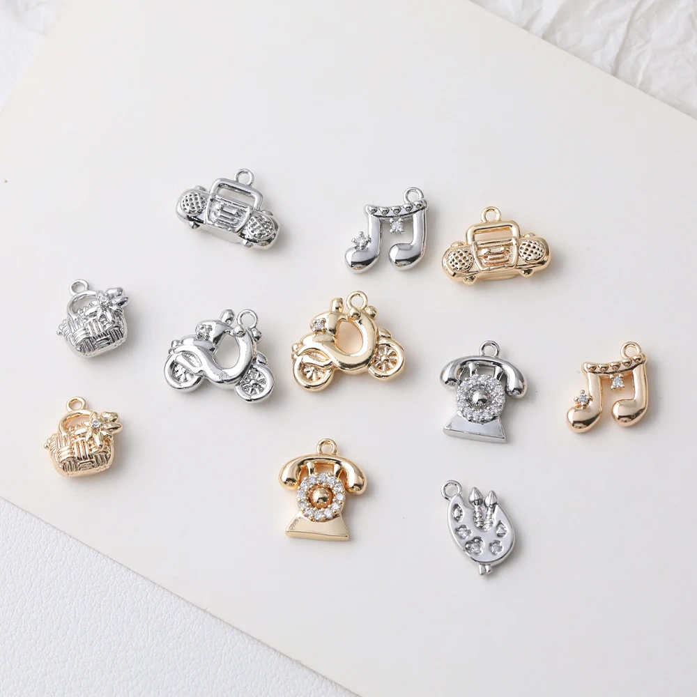 

Сердечный дизайн 40 шт. фурнитура и компоненты для ювелирных изделий/кулон «сделай сам»/ручная работа/натуральное золотое покрытие/аксессуары для сережек # 194977