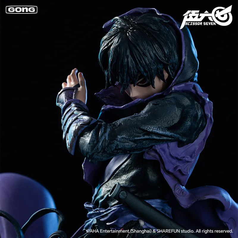 

Коллекционная статуэтка GONG Scissor Seven Wu Liu Qi из китайского аниме для настольного декора, для фанатов аниме и коллекционеров