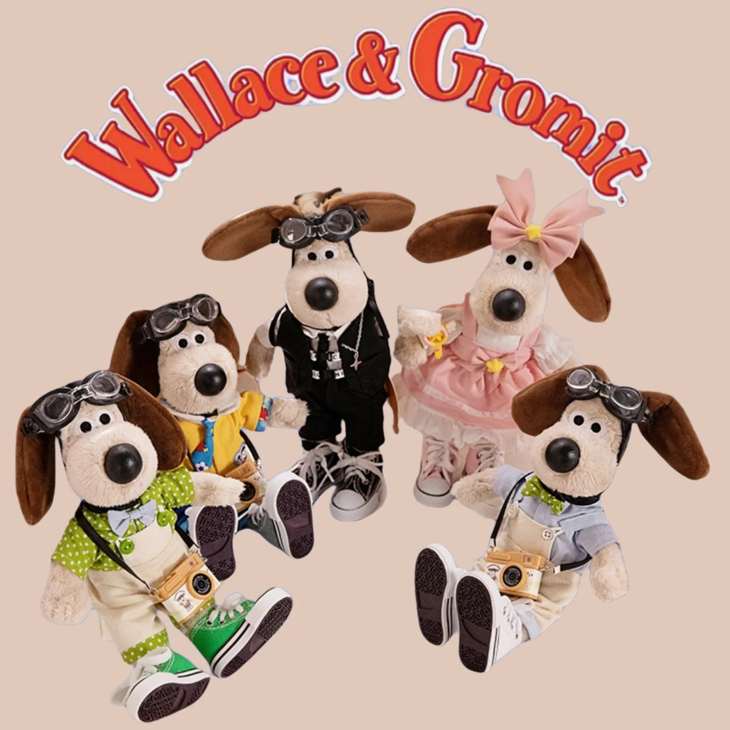 

Wallace Gromit плюшевые игрушки аниме милый щенок мягкие куклы Kawaii домашний декор дети изысканный подарок на день рождения можно сменть одежду