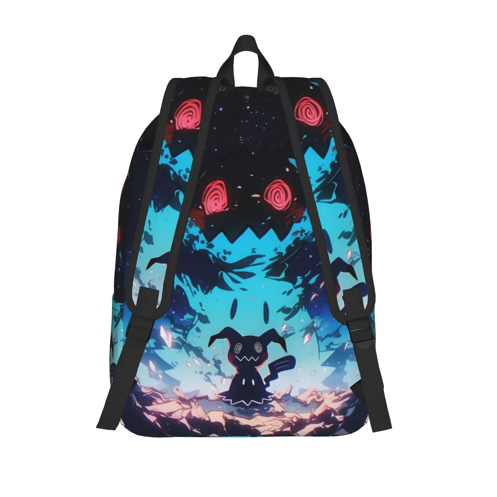 Fashion Pokemon Theme Backpack  Mochilas Versatile Campus Retro Washable Rucksack