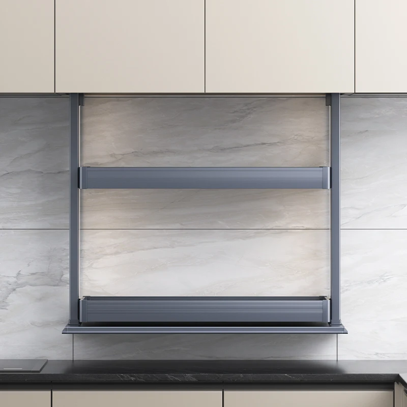 Wholesale Modern Design Home Living Room Kitchen Closet Accessories Smart Electric Lift Cabinet Kitchenware Basket Storage Rack