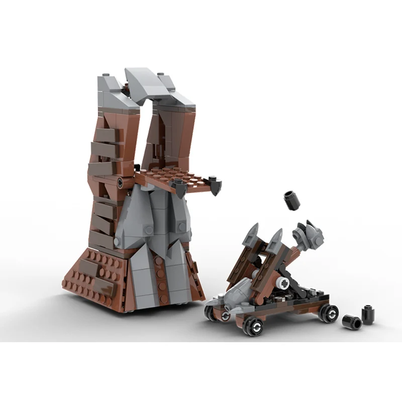 Ring Movie Model MOC Building Bricks Siege Engine Equipment Modular Technology Gifts Holiday Assemble Children Toys Suit