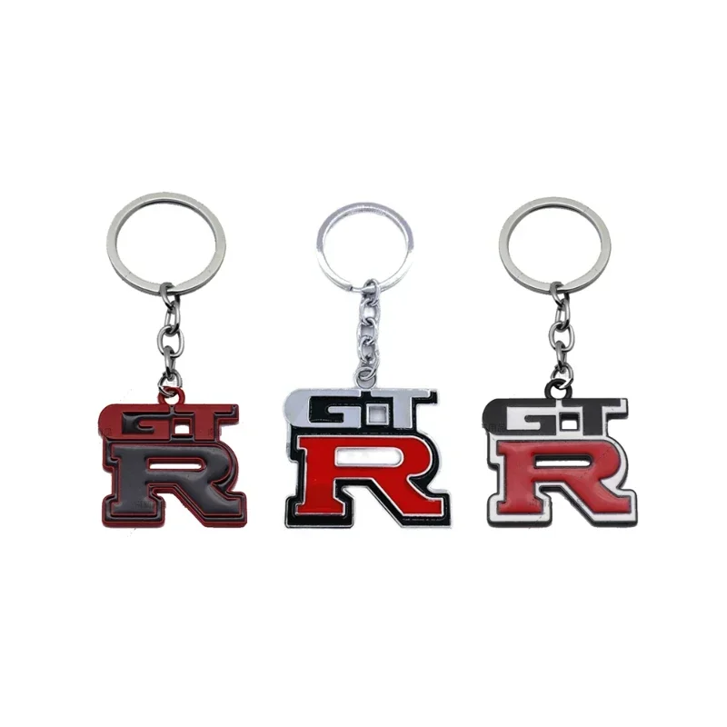 Car GTR Logo KeyChain Keyrings Pendant for Nissan Almera Sylphy Altima Sentra Qashqai Terra Kicks X-trail