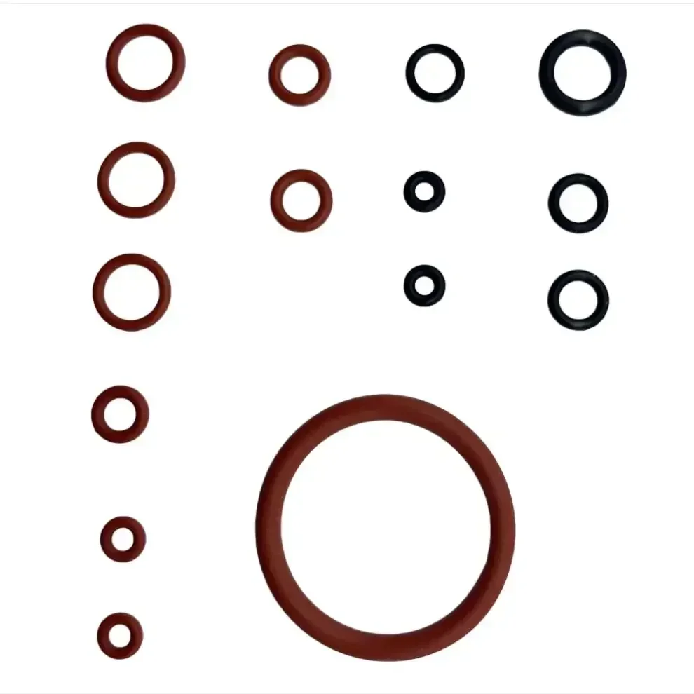 15pcs/set O-Ring Seal Kit Silicone Gasket For Saeco Spidem Coffee Machine Brewing Group Spout Connector Kitchen Accessory