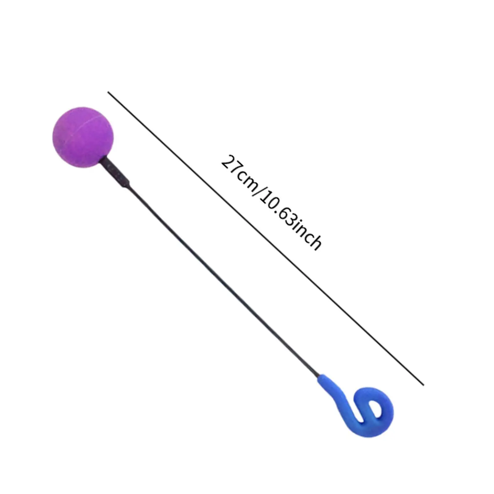 공 말렛, 고래 사운드 말렛 및 공 완드, 사운드 목욕용 고무 볼 헤드가 있는 타악기 공 공명 말렛