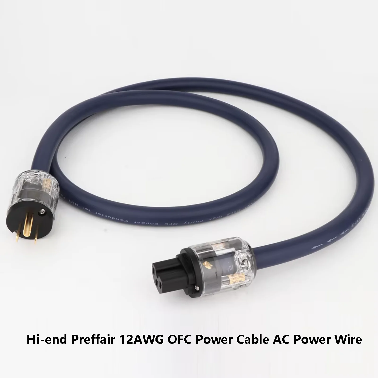 

Preffair Hi-end OFC Power Cable AC Power Wire HiFi Audio P-029 C-029 Audiophile Power Cord Cable with US Power Plug Connector