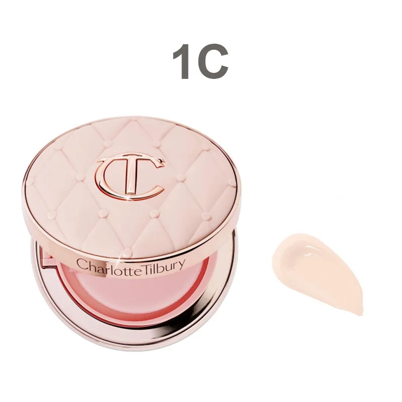 Charlotte Tilbury Shimmer Makeup Air Cushion Lichtgewicht vochtregulerende oliecontrole Tweekleurige hartvormige poederblusher Uniek ontwerp - afbeelding 1