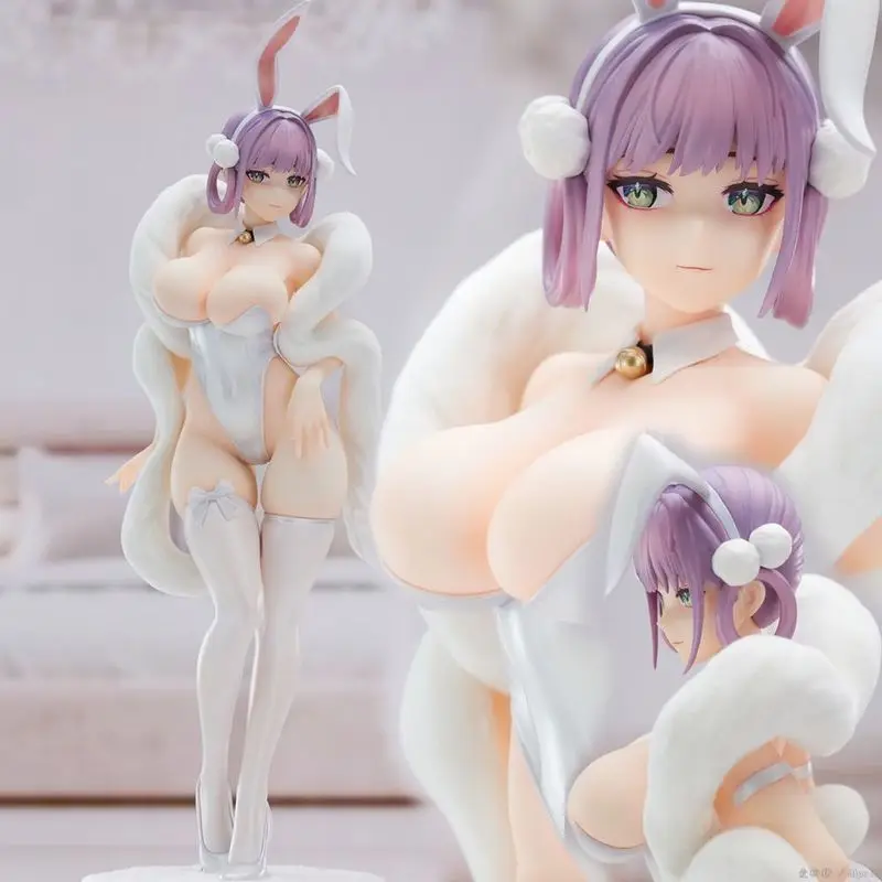

2d Original Bunny Girl Lume Lace Bunny Ears Figure 29cm Pvc Girl Desktop Ornament Case Decoration Model Collectible Toys Gifts