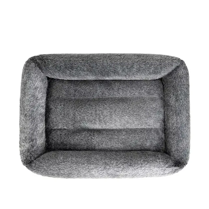 TRUELOVE Pet Bed Plush Pet Bedding Four-sided Pillow Patchwork Wool Tweed Outer Layer Double-sided Freestanding Cushion TLR1905