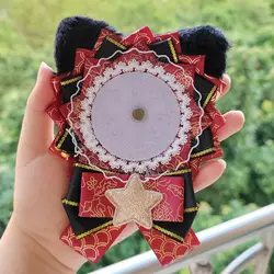 cute badge holder,Chic Lolita Ita bags Accessories,fill Ita bag Anime cosplay,Badge Rosette ,ita bag badge cover