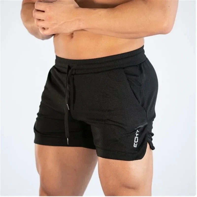 NEW Fitness sports Shorts Man Summer Gyms Workout Male Breathable Mesh shorts Quick Dry Beach Short Pants men Sportswear