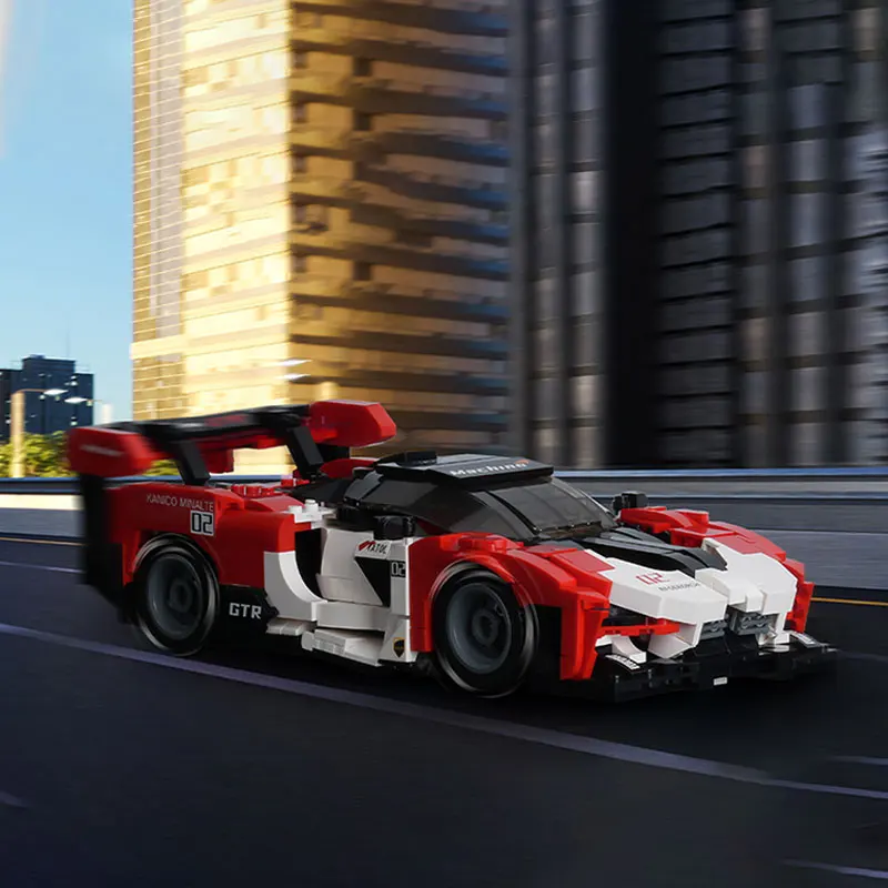 Nuovo robot giocattolo auto che trasforma blocchi di costruzione ornamenti regali per ragazzi assemblaggio creativo modello di auto robot fantastico regali di festa di Natale