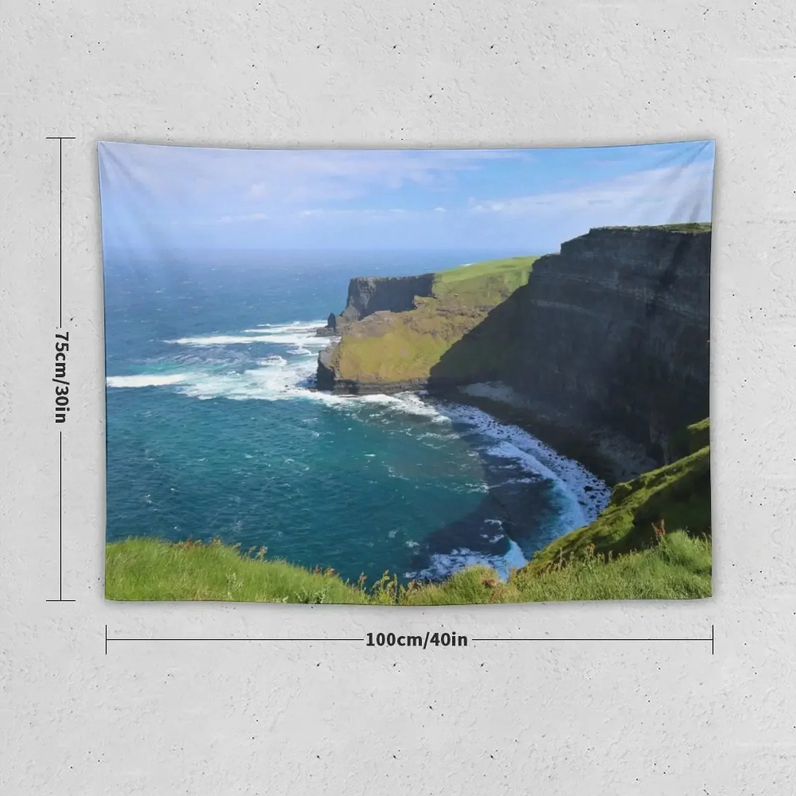 More Moher Cliffs Tapestry Kawaii Room Decor On The Wall Tapestry