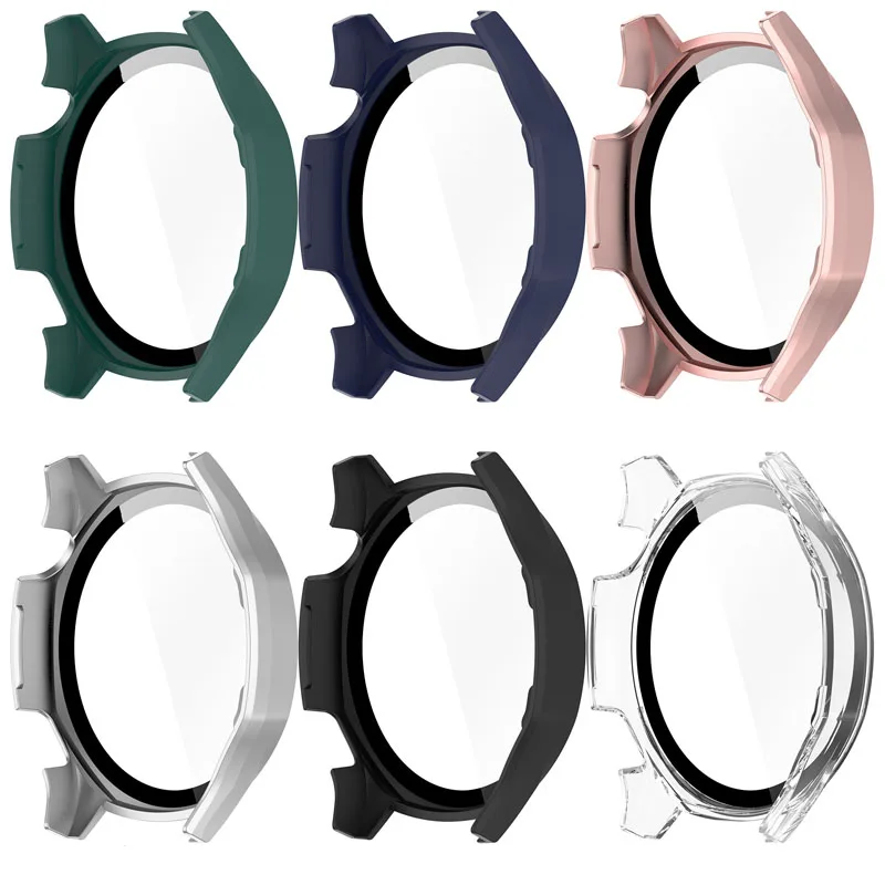 Capa protetora para pc, para huawei watch gt5, 46mm, protetor de escala, moldura, relógio inteligente, acessórios para-choques