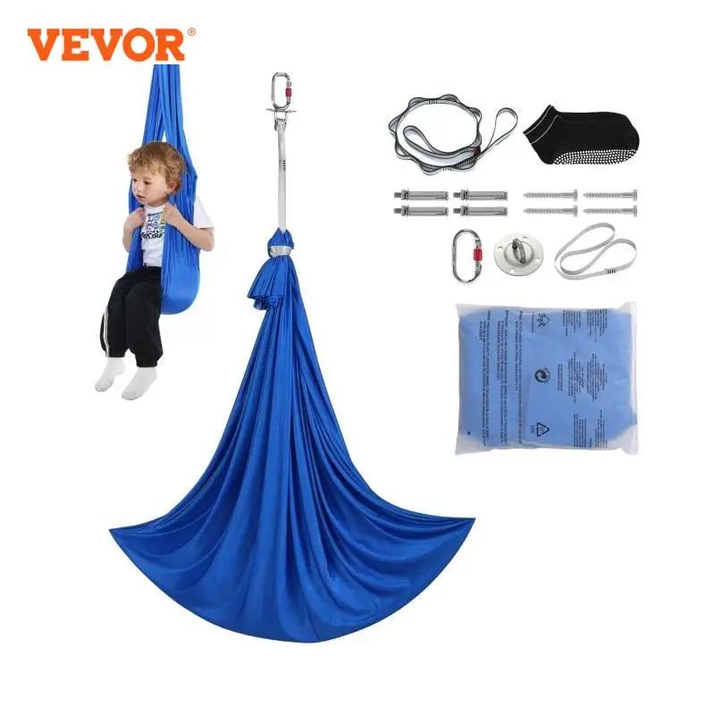 VEVOR Sensory Swing for Kids 3.1 Yards Therapy Swing for Child w/Special Needs Cuddle Swing for Child with Autism ADHD Aspergers