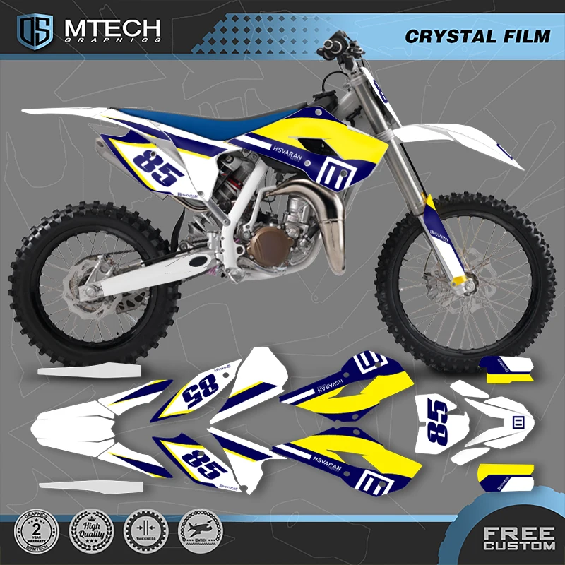 DSMTECH MOTOR For Husqvarna TC85 TC 85 2014 2015 2016 2017 Motorcycle Graphics Decals Stickers Kits 003