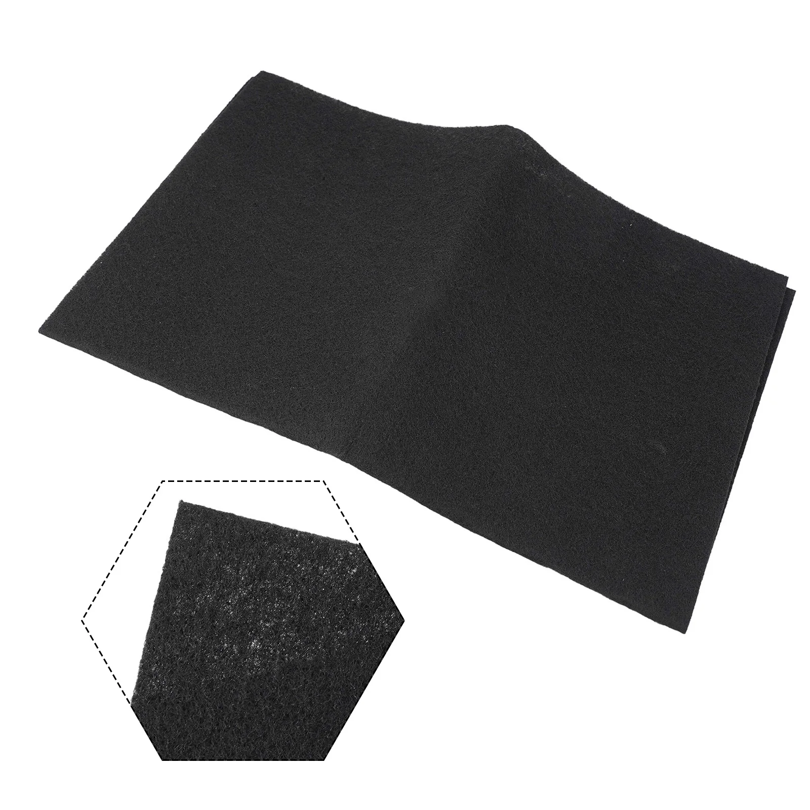 

Cut To Desired Size Cooking Activated Carbon Filter Range Hood Carbon Filter Particle Collection Versatile Use