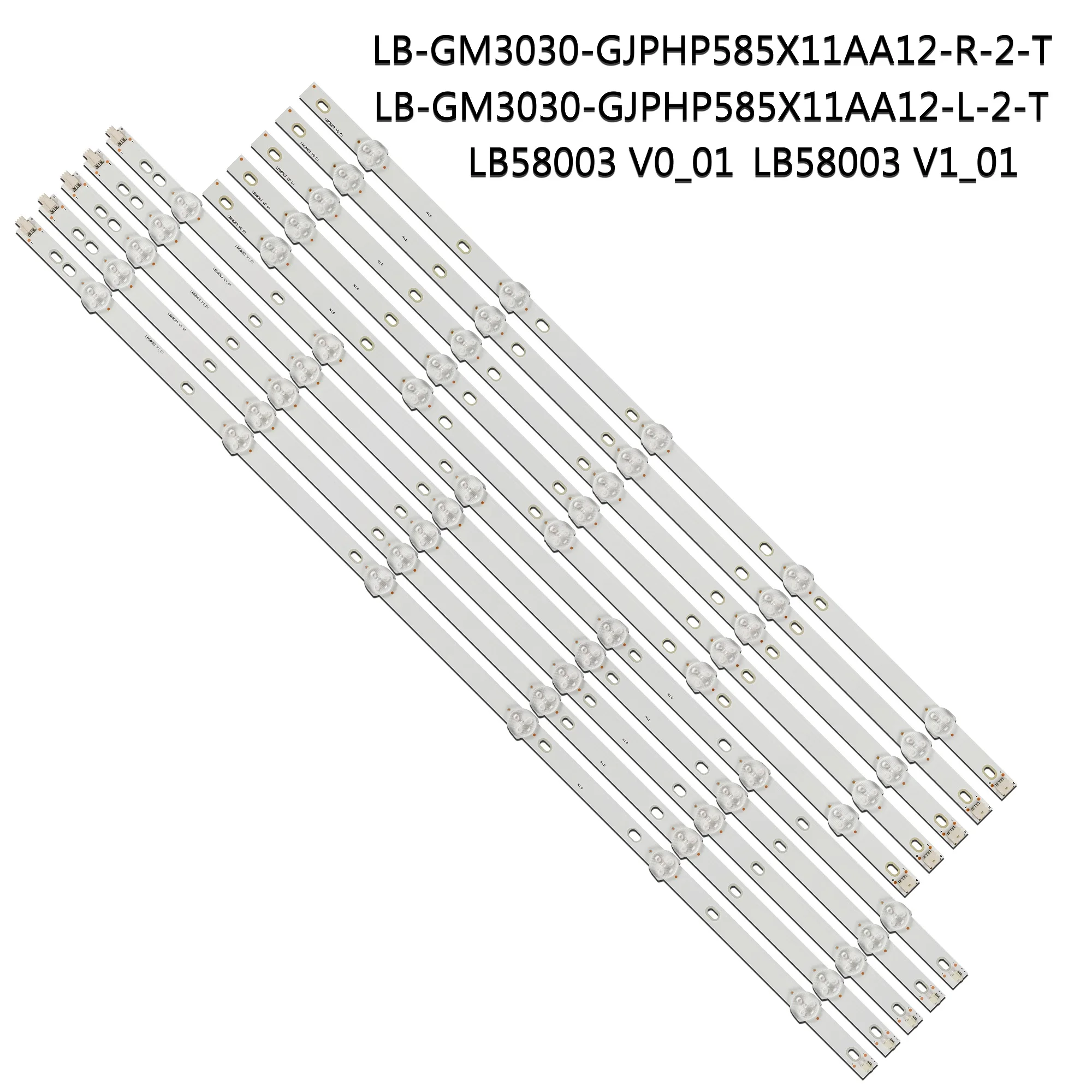 LED 스트립(10) NS-58DF620CA20 58PUS6504/12 58PUF6013/T3 58PUD6513 58PUS6554 58PUS7505 58PUS7805 TPT580B5-U2T01.D TPT580B5-U1T01.D